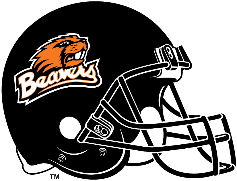 Oregon State Beavers 1997-2012 Helmet Logo DIY iron on transfer (heat transfer)